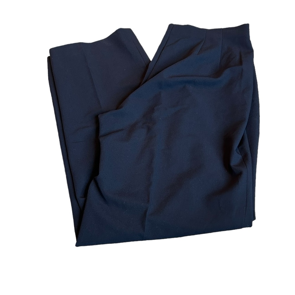 COLDWATER CREEK navy classic fit dress pants